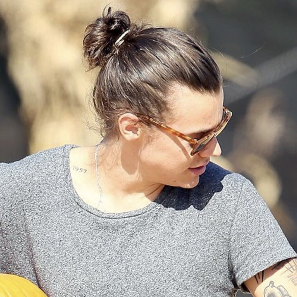 Harry Styles The Man Bun with a Twist